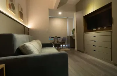 Studio mobiliado de 1 dormitório, 21.99m² na vila clementino