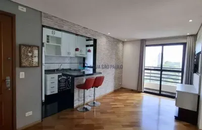Apartamento semimobiliado 2 dormitórios, 1 vaga com manobrista - metrô são judas