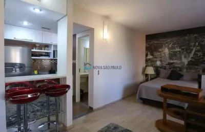 Studio à venda - 37m²  com vaga de garegem - edifício q.i - moema - (550m para metrô moema).