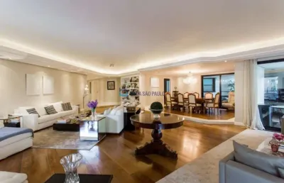 Apartamento com 4 quartos à venda na avenida juriti, --, moema, são paulo, 415 m2 por r$ 6.200.000