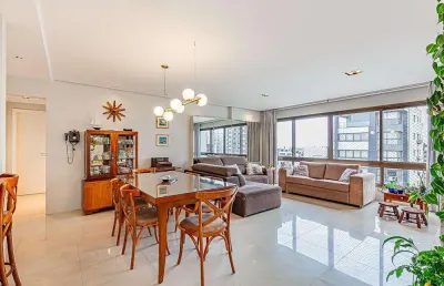 Apartamento 3 dormitórios à venda no bairro petrópolis com 122 m² de área privativa - 2 vagas de garagem