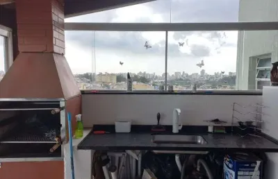 Cobertura à venda, 100 m² por r$ 510.000,00 - vila camilópolis - santo andré/sp