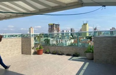 Cobertura com 3 dormitórios à venda, 160 m² por r$ 950.000,00 - parque das nações - santo andré/sp