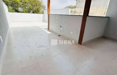 Cobertura à venda, 100 m² por r$ 415.000,00 - vila humaitá - santo andré/sp