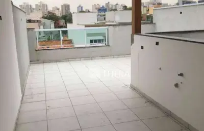 Cobertura à venda, 82 m² por r$ 430.000,00 - vila scarpelli - santo andré/sp