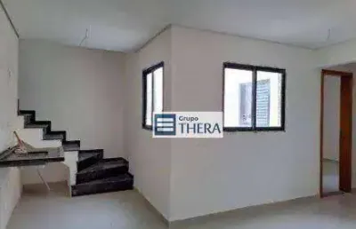 Cobertura à venda, 96 m² por r$ 700.000,00 - vila scarpelli - santo andré/sp