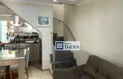 Sobrado com 3 dormitórios à venda, 101 m² por r$ 810.000,00 - vila alzira - santo andré/sp