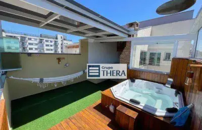 Cobertura com 2 dormitórios à venda, 86 m² por r$ 740.000,00 - santa maria - santo andré/sp