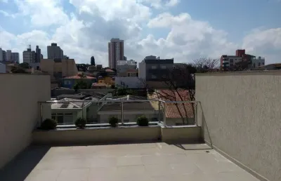 Cobertura com 2 dormitórios à venda, 110 m² por r$ 500.000,00 - jardim bela vista - santo andré/sp