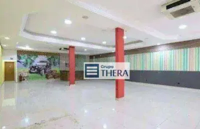 Salão para alugar, 281 m² por r$ 12.630,00/mês - jardim - santo andré/sp