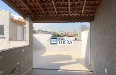 Cobertura à venda, 94 m² por r$ 453.000,00 - vila pires - santo andré/sp