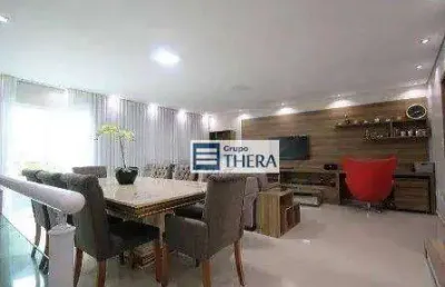 Sobrado com 3 dormitórios para alugar, 222 m² por r$ 9.032/mês - vila assunção - santo andré/sp