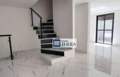Apartamento triplex para alugar, 142 m² por r$ 4.351,19/mês - campestre - santo andré/sp