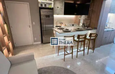 Apartamento com 2 dormitórios à venda, 59 m² por r$ 538.862,50 - vila alzira - santo andré/sp