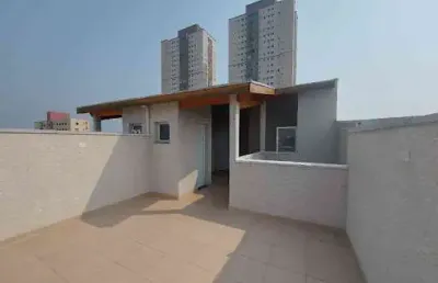 Cobertura para alugar, 110 m² por r$ 3.060,00/mês - vila américa - santo andré/sp