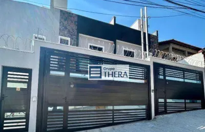 Sobrado à venda, 96 m² por r$ 630.000,00 - jardim santo alberto - santo andré/sp