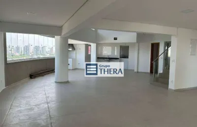 Apartamento duplex para alugar, 320 m² por r$ 12.440,73/mês - vila assunção - santo andré/sp
