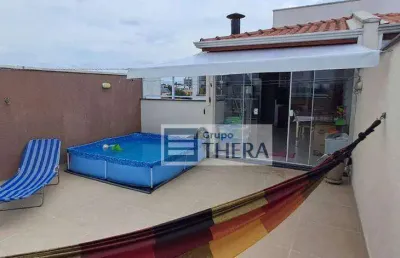 Cobertura à venda, 110 m² por r$ 697.000,00 - campestre - santo andré/sp