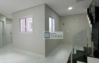 Cobertura com 2 dormitórios à venda, 124 m² por r$ 550.000,00 - vila linda - santo andré/sp