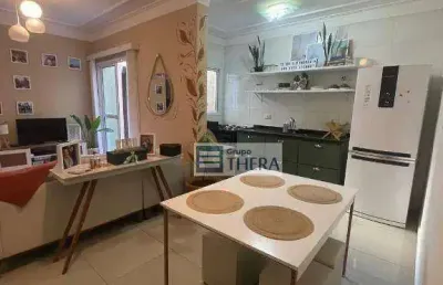 Cobertura com 3 dormitórios à venda, 160 m² por r$ 589.000,00 - casa branca - santo andré/sp