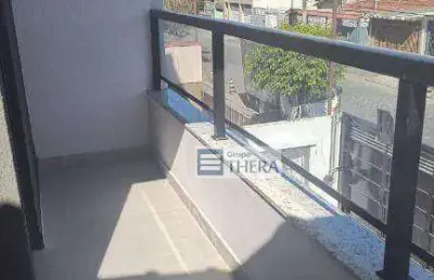 Apartamento com 2 dormitórios para alugar, 49m² por r$ 2.400/mês - vila são pedro - santo andré/sp
