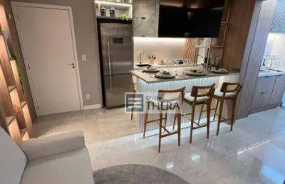 Apartamento com 2 dormitórios à venda, 58 m² por r$ 596.361 - vila alzira - santo andré/sp