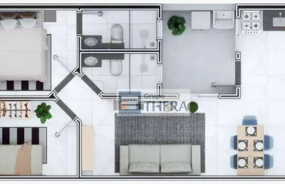 Cobertura com 2 dormitórios à venda, 64 m² por r$ 595.000,00 - paraíso - santo andré/sp