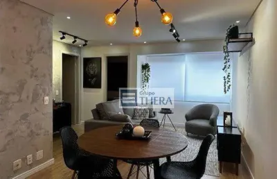 Apartamento com 1 dormitório para alugar, 58 m² por r$ 4.541,00/mês - vila santa teresa - santo andré/sp