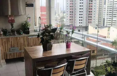 Apartamento com 3 dormitórios à venda, 128 m² - centro - santo andré/sp