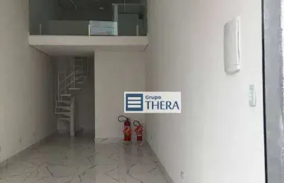 Salão para alugar, 36 m² por r$ 3.150,00/mês - centro - santo andré/sp