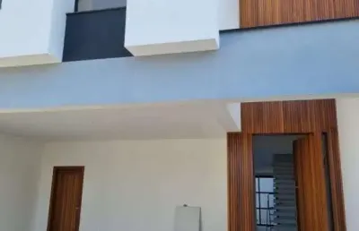 Sobrado geminado no iririú com 3 quartos para venda, 214 m²