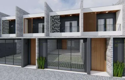 Sobrado geminado no glória com 3 quartos para venda, 141 m²