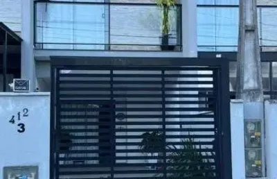 Sobrado geminado no saguaçú com 3 quartos para venda, 89 m²