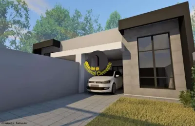 Casa nova de 102m² à venda no bairro cruzeiro, cidade de são josé dos pinhais -p