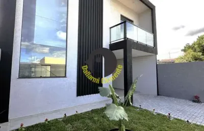 Sobrado de 141m², 3 quartos, 1 suíte, 3 banheiros à venda, bairro estação, arauc