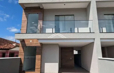 Sobrado com 3 dormitórios à venda, 123 m² por r$ 620.000,00 - cambijú - itapoá/sc