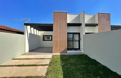 Casa com 03 quartos com suíte a venda no bairro ouro fino em são jose dos pinhais