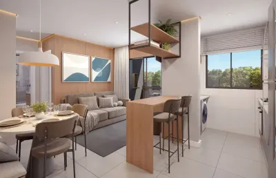 Residencial dumont, apartamento a venda na planta no pedro moro em são jose dos pinhais