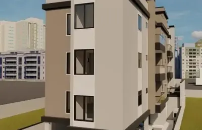 Apartamento 02 quartos em construção no bairro parque da fonte em são jose dos pinhais