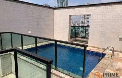 Cobertura com 3 dormitórios, 250 m² - venda por r$ 2.250.000 ou aluguel por r$ 14.300/mês - vila gomes cardim - são paulo/sp