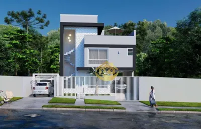 Sobrado com 3 dormitórios à venda por r$ 699.000,00 - uberaba - curitiba/pr