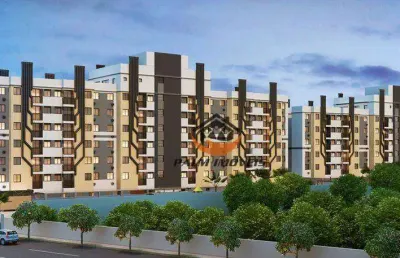 Ótimo apartamento com 1 dormitório à venda, 44 m² por r$ 420.400 - cidade industrial - curitiba/pr