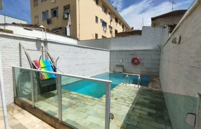 Casa com 3 dormitórios à venda, 236 m² por r$ 1.600.000,00 - campo grande - santos/sp