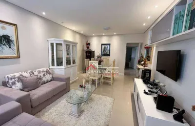 Apartamento à venda, 122 m² por r$ 860.000,00 - gonzaga - santos/sp