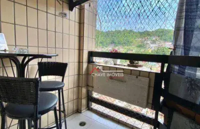 Apartamento com 2 dormitórios à venda, 117 m² por r$ 449.000,00 - marapé - santos/sp