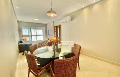 Apartamento à venda, 101 m² por r$ 1.350.000,00 - embaré - santos/sp
