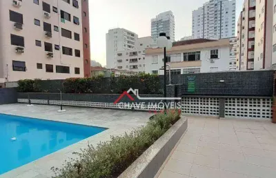 Apartamento com 2 dormitórios para alugar, 63 m² por r$ 4.546,08/mês - pompéia - santos/sp