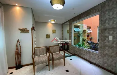 Sobrado triplex  com 4 dormitórios à venda, 180 m² por r$ 1.500.000 - embaré - santos/sp