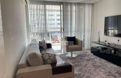 Apartamento com 2 dormitórios à venda, 114 m² por r$ 1.350.000,00 - pompéia - santos/sp