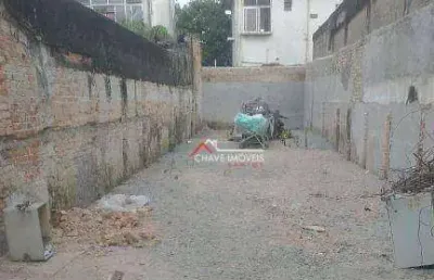 Terreno à venda, 200 m² por r$ 530.000,00 - encruzilhada - santos/sp